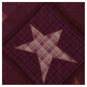 茶色のパッチワーク ファブリック (クローズアップ)