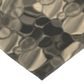 茶色のピース、円、丸みを帯びたシェイプ テーブルクロス (アングル)