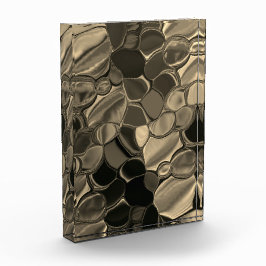 茶色のピース、円、丸みを帯びたシェイプ フォトブロック