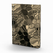 茶色のピース、円、丸みを帯びたシェイプ フォトブロック (右)