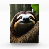 茶色のファジー・スロッス、写真ブロック フォトブロック (正面)