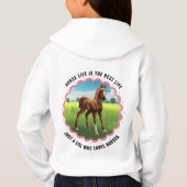 茶色のフォアールカスタマイズ可能な女の子 (裏面)