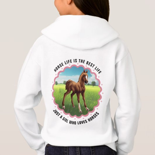 茶色のフォアールカスタマイズ可能な女の子 (裏面)