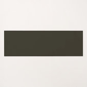 茶色のフルーアアンティークパターン ヨガマット (裏面(横))