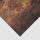 茶色のフローラ素朴木材の切り離し 薄葉紙 (詳細)