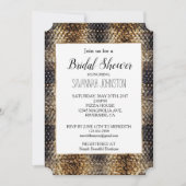 茶色のヘビの皮 招待状 (正面)