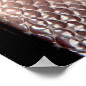 茶色のヘビの革のテクスチャ ポスター (角)