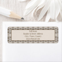 茶色のベージュパターン（の模様が）ある