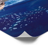 茶色のペリカンサンキス島 ポスター (角)