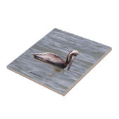 茶色のペリカンタイル タイル (側面)