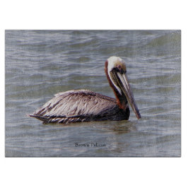 茶色のペリカン製切削板 カッティングボード