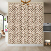 茶色のポープリントタイル タイル