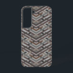 茶色のモダン幾何学的パターン銀河系S22ケース SAMSUNG GALAXY S22ケース<br><div class="desc">保護お洒落は、耐久性とクッション付き銀河系S22の電話ケース。茶色の幾何学的パターンのデザイン。注文する前にフィットの最高の電話モデルを確認する。</div>