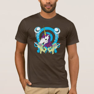 茶色のユニコーン Tシャツ