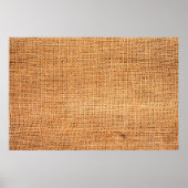 茶色のラップ布の背景またはサック布 ポスター (正面)