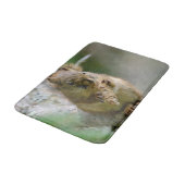 茶色のリス 野生動物 写真 バスマット (アングル)
