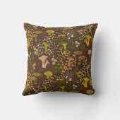 茶色のレトロ クッション (裏面)