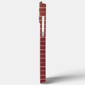 茶色のレンガ壁のiPhoneケース Case-Mate iPhoneケース (裏面 / 左)