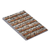 茶色のレンガ壁 ノートブック (右側)