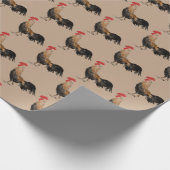 茶色のロオスター ラッピングペーパー (角)