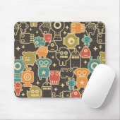 茶色のロボット マウスパッド (マウス)