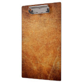 茶色のヴィンテージのシェードレザー クリップボード (左)