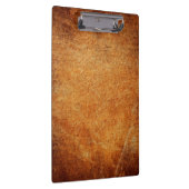 茶色のヴィンテージのシェードレザー クリップボード (右)