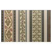 茶色の中世のパターン装飾 ファブリック (ファットクウォーター)