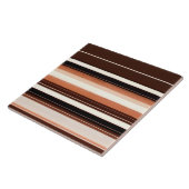 茶色の人気がある白いリネンのテクスチャコレクション タイル (側面)