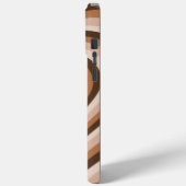 茶色の催眠ハートラブパターン Case-Mate iPhoneケース (裏面 / 左)