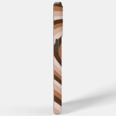 茶色の催眠ハートラブパターン Case-Mate iPhoneケース (裏面 / 右)