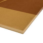 茶色の円 カッティングボード (角)