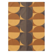 茶色の円 テーブルクロス (正面)