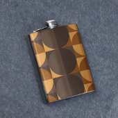 茶色の円 フラスク