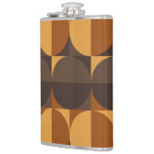 茶色の円 フラスク (左)