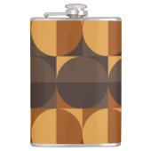 茶色の円 フラスク (正面)