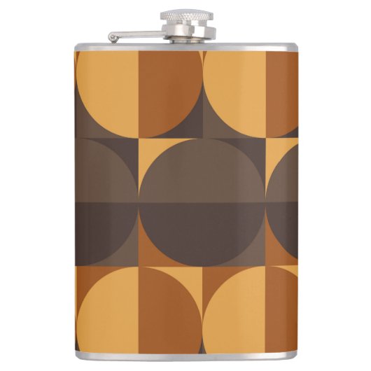 茶色の円 フラスク (正面)