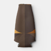 茶色の円 ボトルクーラー (正面)