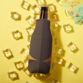 茶色の円 ボトルクーラー