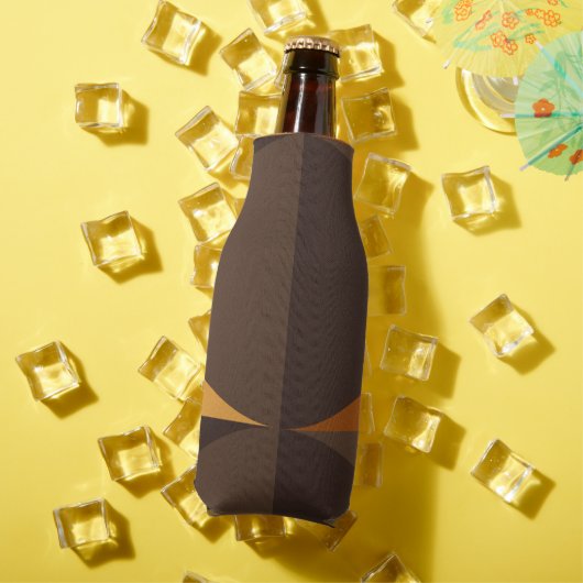 茶色の円 ボトルクーラー (インサイチュ 夏)