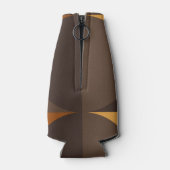 茶色の円 ボトルクーラー (裏面)