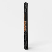 茶色の口ひげとヒョウ柄 Case-Mate iPhoneケース (裏面/左)