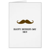 茶色の口ひげ父の日 (正面)