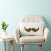 茶色の口ひげ ランバークッション (椅子)