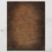 茶色の古い革素朴のフェイクスクラップブックカードストック (裏面)