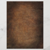茶色の古い革素朴のフェイクスクラップブックカードストック (正面)