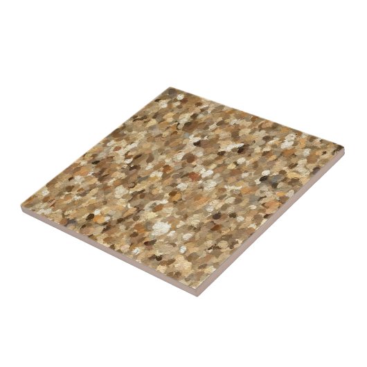 茶色の司法岩の色合い1293 タイル (側面)