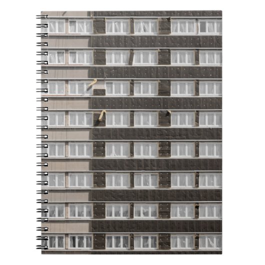 茶色の商業建物 ノートブック (正面)