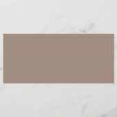 茶色の壁に入った壁 メニュー (裏面)