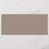 茶色の壁に入った壁 メニュー (正面)